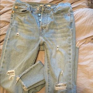 levi’s wedgie skinny jeans